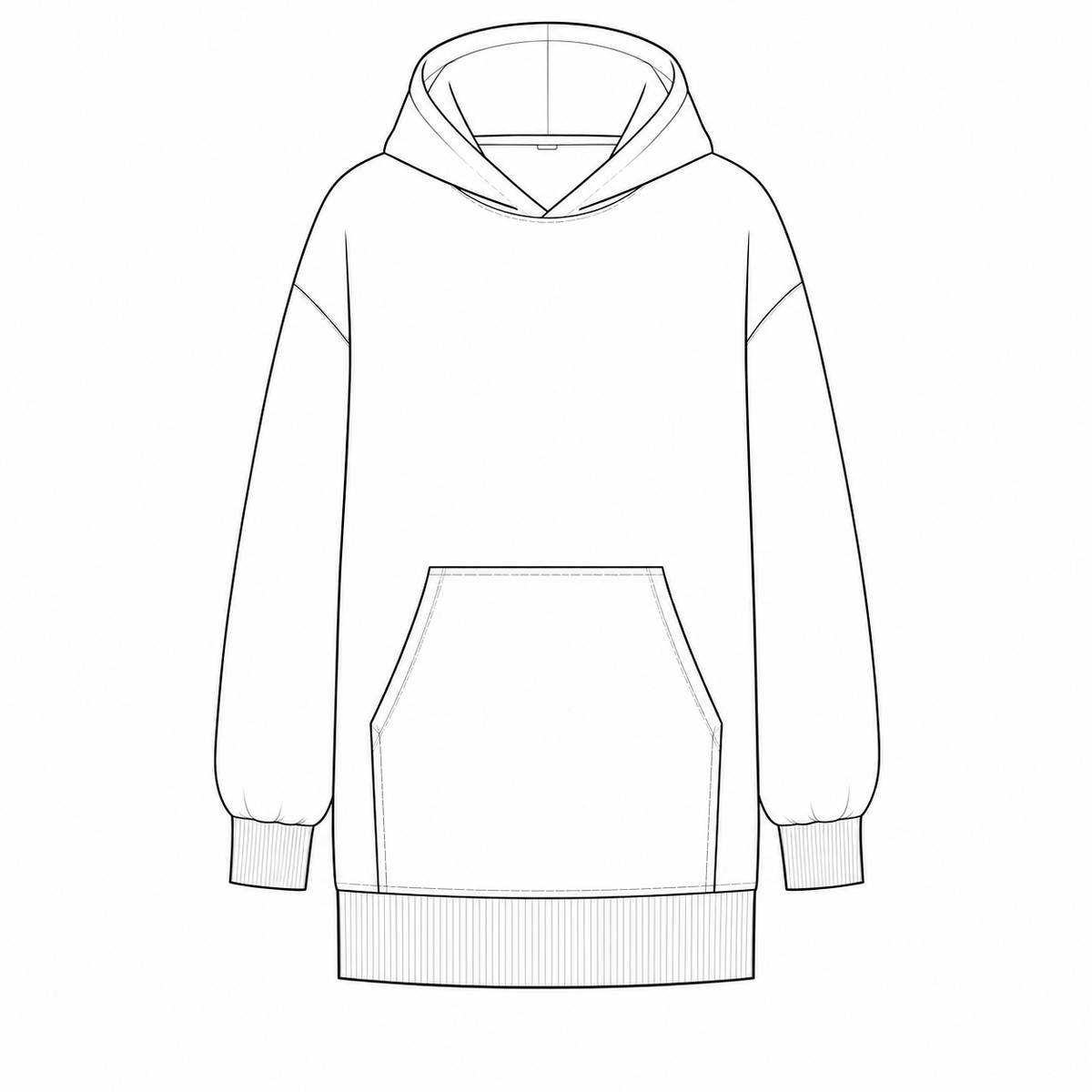 Classic Long Hoodie H001