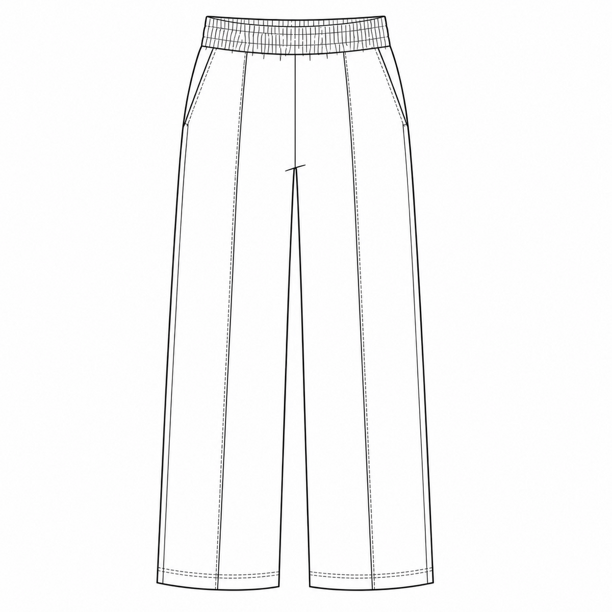 Relaxed Straight-Leg Sweatpants P001